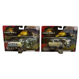 JURASSIC WORLD Rebirth Giganotosaurus Loader & Velociraptor Blue & Atrociraptor